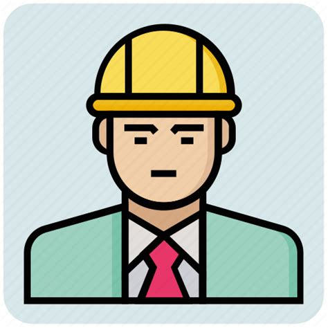 Avatar Construction Engineer People Profession Icon