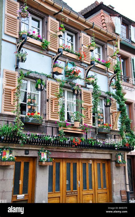 Colmar France Timber House Houses Old Alsace Hi Res Stock Photography