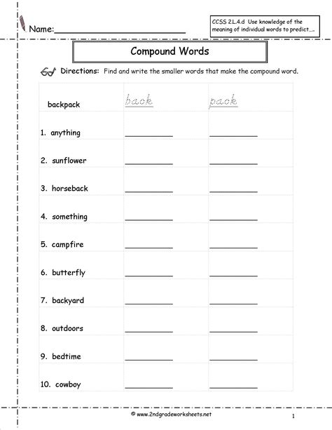 The second grade spelling program below spans 36 weeks and includes a master spelling list and five different printable spelling activities per week to help. 19 Best Images of 2nd Grade English Worksheets Nouns Verbs ...