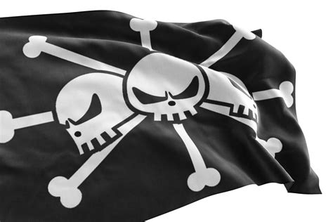 Blackbeard Flag One Piece Jolly Roger Sons Of Pirate