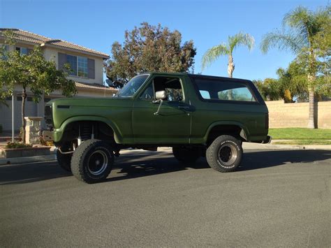 Lift Done Ford Suv Ford Bronco Old Fords