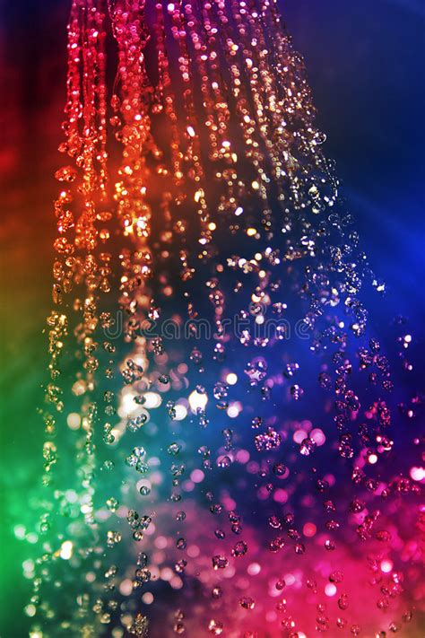 Rainbow Of Water Stock Photo Image Of Rainbow Drops Aqua 17888