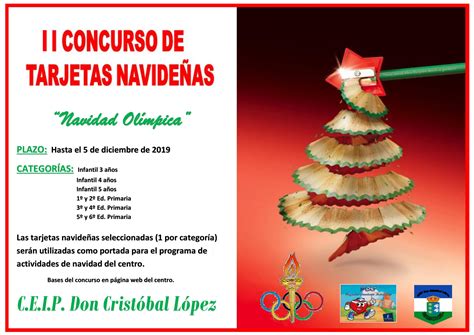 Ii Concurso Tarjetas De Navidad Ceip Don Cristóbal López Gamonal