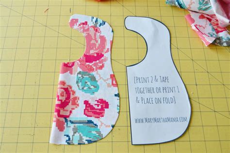 Bib Pattern For Beginners With Video Tutorial Mary Martha Mama