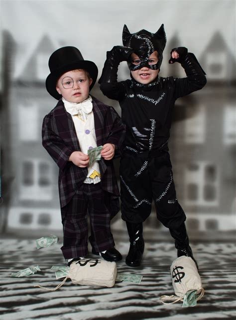 Homemade Catwoman And The Penguin Costume Love It Original Halloween