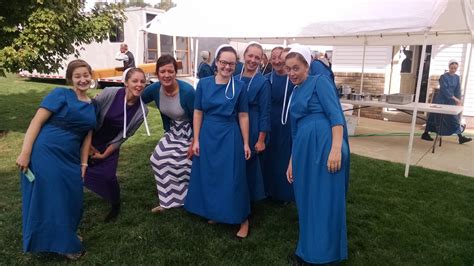 Navy blue, sky blue and shades of purple are the most popular colors donning amish brides in any year. Amish Wedding