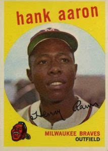 The 1954 topps hank aaron rookie card is just a beautifully designed baseball card, plain and simple. 24 Hank Aaron Baseball Cards For Serious Collectors | Old Sports Cards