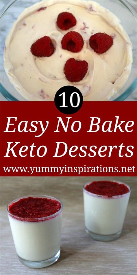 10 Easy No Bake Low Carb Desserts Super Easy Keto Desserts Keto