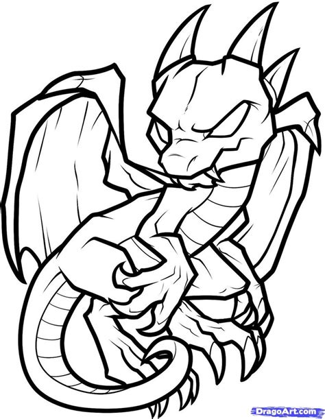 This tutorial shows the sketching and drawing steps from start to finish. Cartoon dragon coloring pages download and print for free