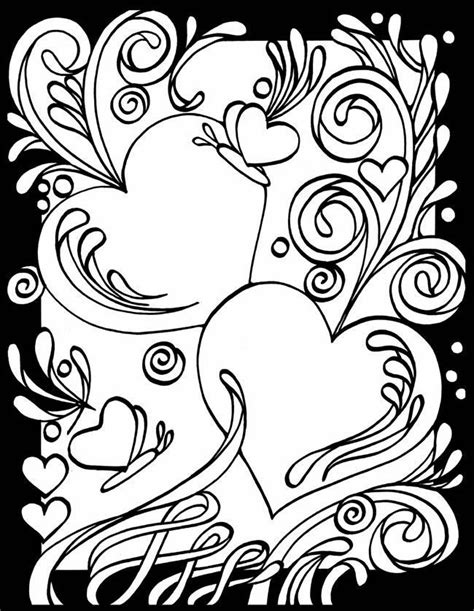 Heart Coloring Pages Words Coloring Book Mandala Coloring Pages