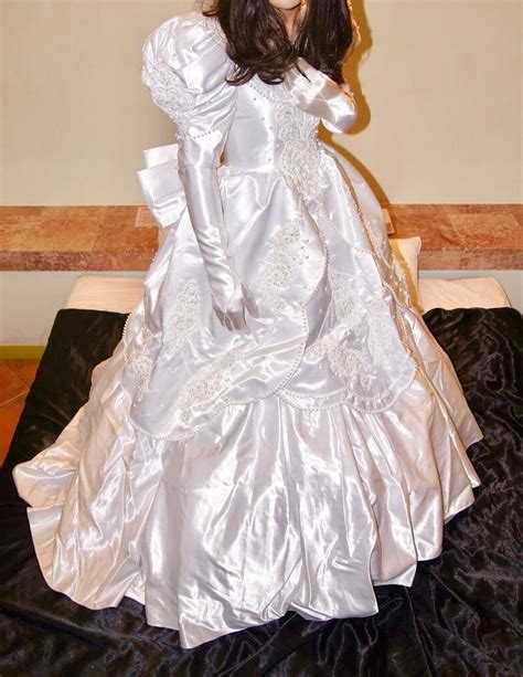 Sissy Satin Wedding Dress Fashion Dresses