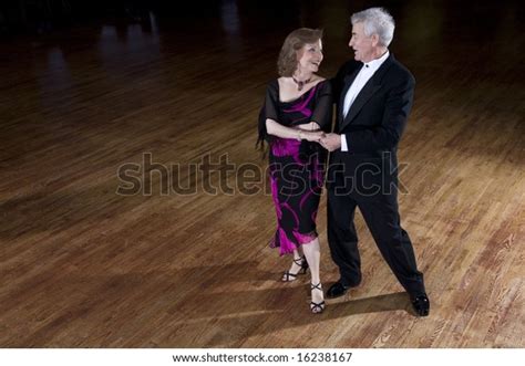 Senior Couple Ballroom Dancing Stock Photo Edit Now 16238167