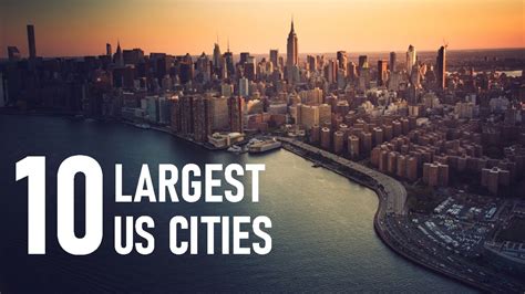 Top 10 Largest Us Cities By Population Youtube