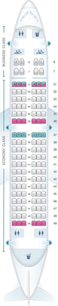 Seat Map China Southern Airlines Airbus A330 200 Layout B China