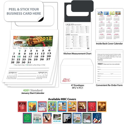 Promo Solutions Magnetic Business Card Calendars