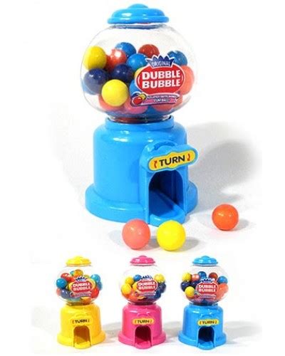 Gumball Machine Mini Dubble Bubble Gum Toy Classic Christmas Toy