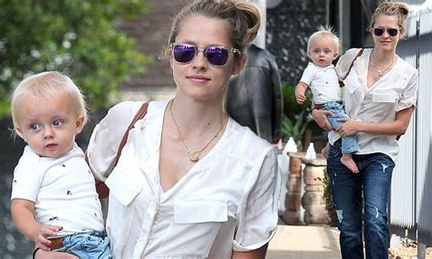 Teresa Palmer And Son Bodhi Wear Matching Outfits In LA Teresa Palmer Matching Outfits How