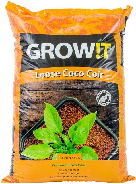 Growt Premium Coco Coir Loose 15 Cubic Foot Bag Click Image To Review More Details This
