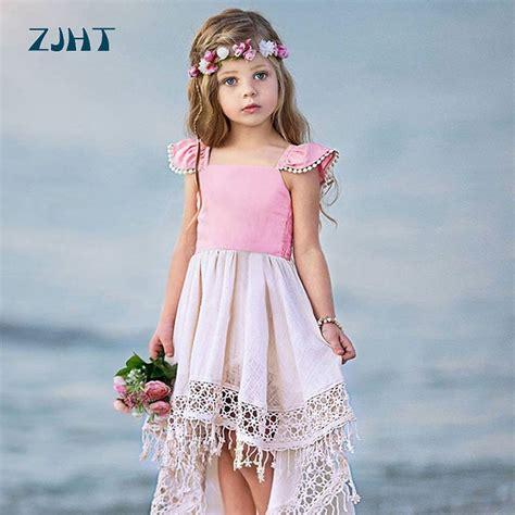 Zjht Toddler 2019 New Lace Dress For Little Girls Clothes