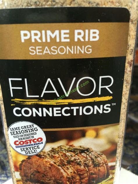 Flavor Connections Prime Rib Seasoning 26 Ounce Container Costcochaser
