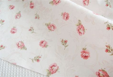 Maybe you would like to learn more about one of these? This fabric is a white cotton fabric with pink rose floral ...