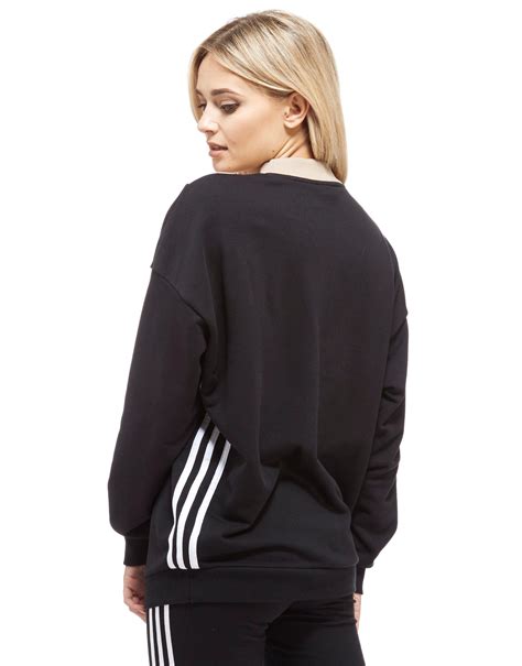Our lives are constantly changing. adidas Originals Chevron Sweatshirt in Black/Beige (Black ...