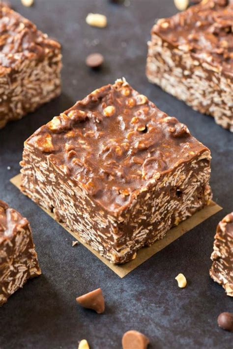 Easiest Way To Make Yummy No Bake Chocolate Oat Bars The Healthy Cake Recipes