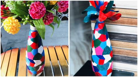 Easy bottle painting for beginners/bottle decoration ideas ...