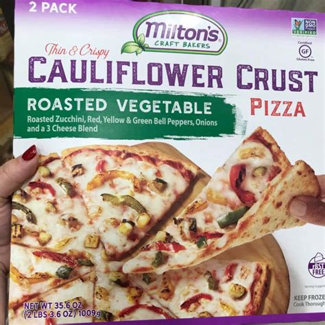 Milton S Craft Bakers Thin Crispy Crust Cauliflower Crust Pizza