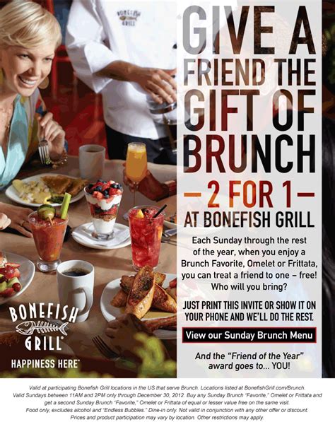 Bonefish Grill Brunch Times