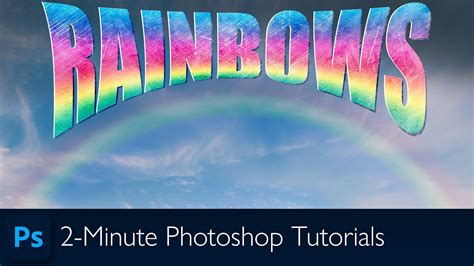 How To Add A Rainbow In Photoshop Photoshop Tutorial Youtube