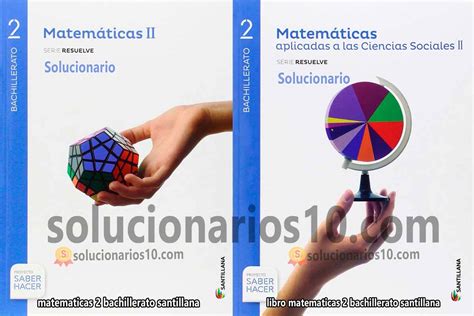 🥇 【 Solucionario Matematicas 2 Bachillerato Santillana】 📘