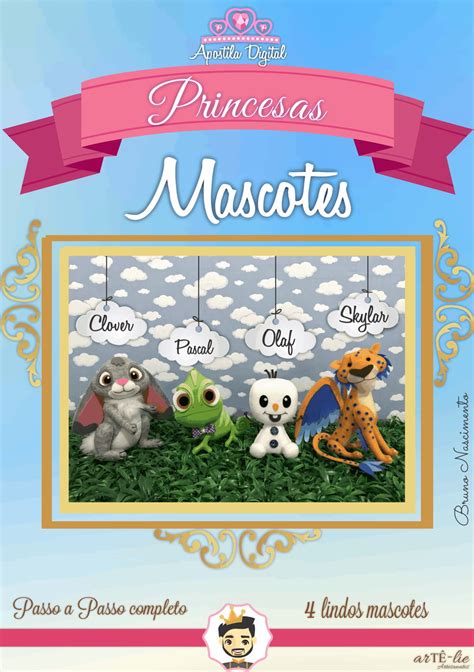 Apostila Digital Princesas Mascotes No Elo7 ArtÊ Lie Bruno