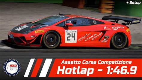 Assetto Corsa Competizione Reiter R EX GT3 Hotlap Monza 1 46 9 Setup