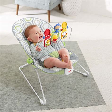 Baby Bouncer Seat Infant Calming Vibration Sleeper Chair Relax Portable
