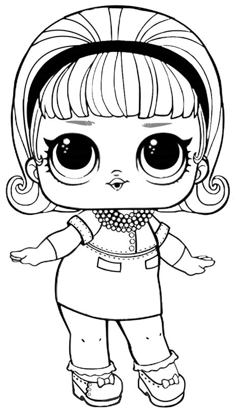 Free coloring sheets to print and download. LOL Surprise coloring pages to download and print for free