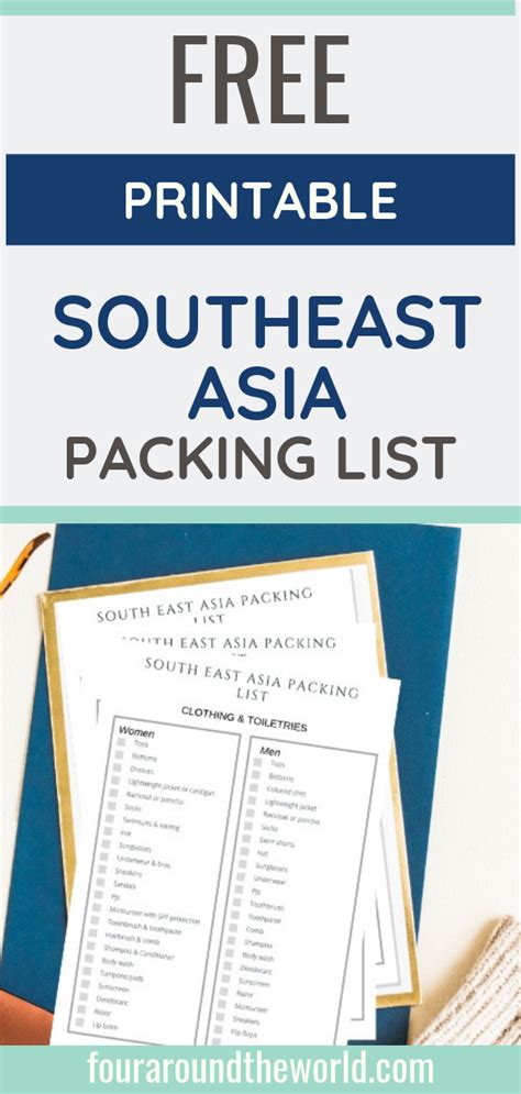 The Ultimate South East Asia Packing List [updated 2022] Asia Packing List Southeast Asia