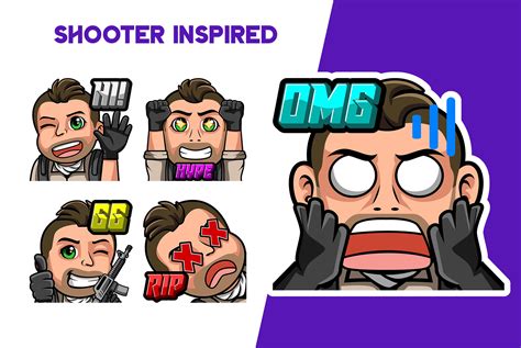 Shooter Inspired Emote Pack Emotes Store