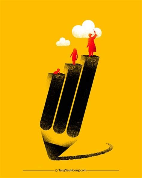 35 Examples Of Negative Space In Art Education Poster Design