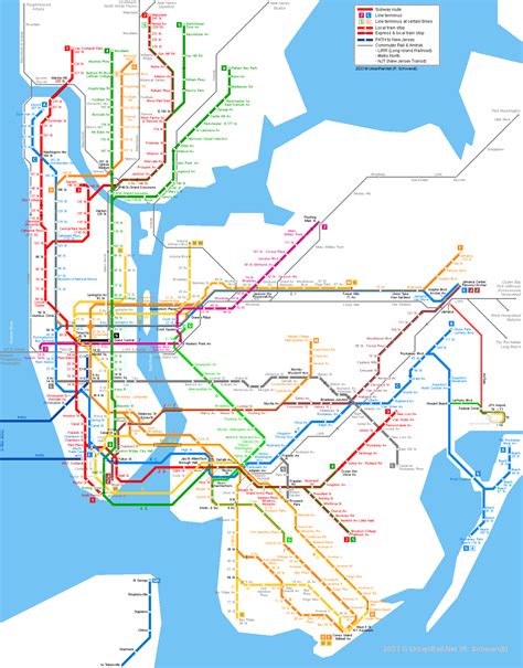Urbanrailnet America Usa New York New York City Subway And Path