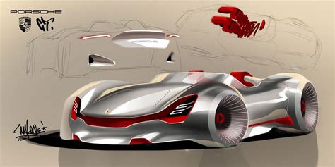 Porsche Spyder Concept Concept Cars Car Pictures Car Sketch