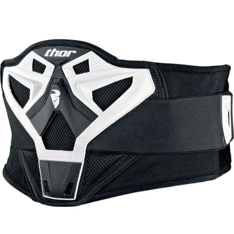 Ici la ceinture lombaire à air, spéciale bas du dos pour travail, sport ou loisir : Ceinture Lombaire THOR MX Sector White - FX MOTORS