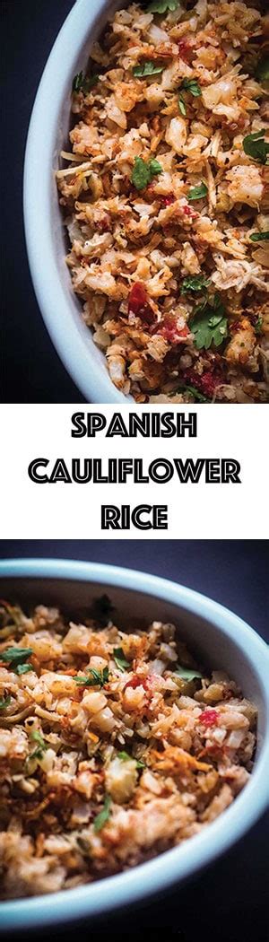 Spanish Cauliflower Rice Recipe Low Carb Ketogasm