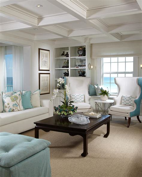 Elegant Coastal Living Room Modern Interior Design