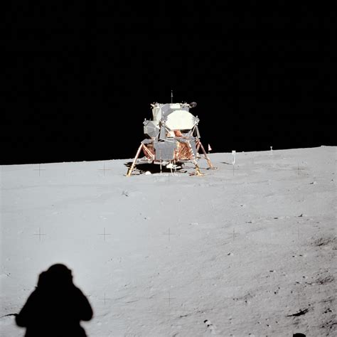 Apollo 11 Mission Image Lunar Module At Tranquility Base Nasa