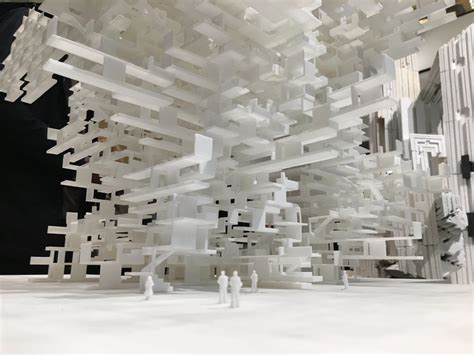Whopping Architecture Model Made Possible With Batch 3d Printing