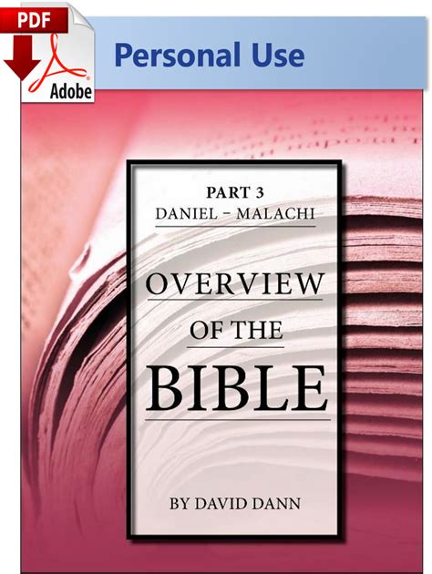 Overview Of The Bible Part 3 1584272694pdf