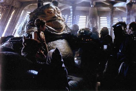 jabba the hutt and leia jabba the hutt makes a move on princess leia from star wars return of