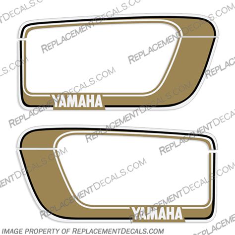 Yamaha Xs650xs400 Motorcycle Saddlebag Decals