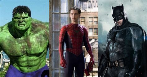 10 Superhero Character Who Have Been Recast The Most Times